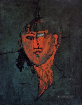 una cabeza 1915 Amedeo Modigliani Pinturas al óleo